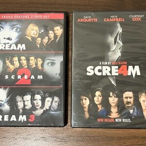 Scream Trilogy and Scream 4 DVD Set